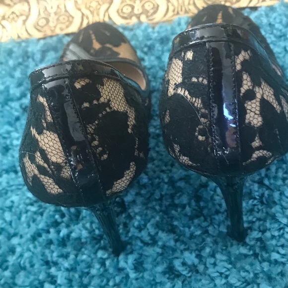 🌹ALEXANDER McQUEEN ( Rare  Lace pumps size 36 1/2. Luxury vintage - Picture 4 of 9